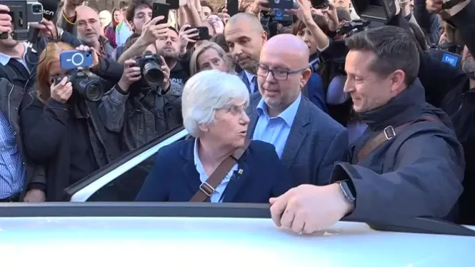 L’eurodiputada i exconsellera de l’1-O Clara Ponsatí, en llibertat després de ser citada pel Suprem