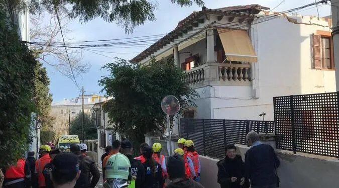 S’ensorra la planta interior d’una casa al barri el Terreno de Palma