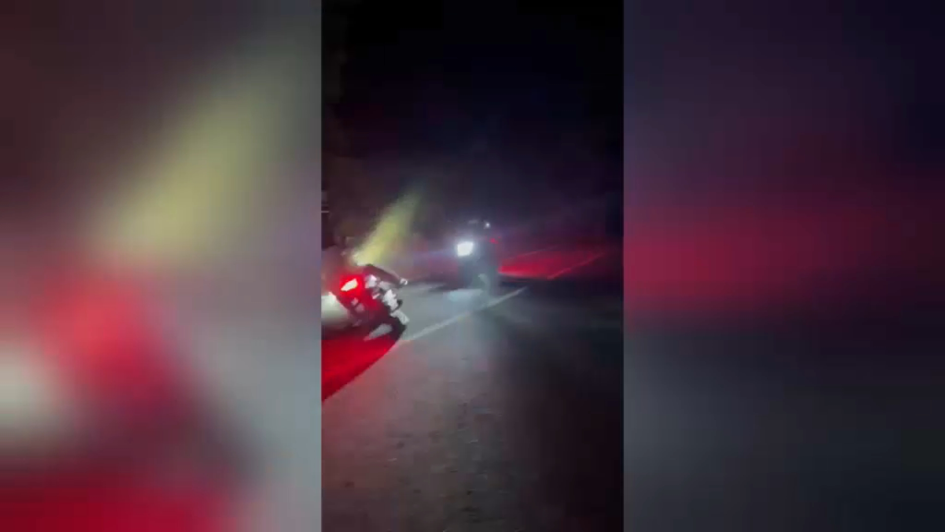 Accident de moto a Fornalutx durant una cursa il·legal