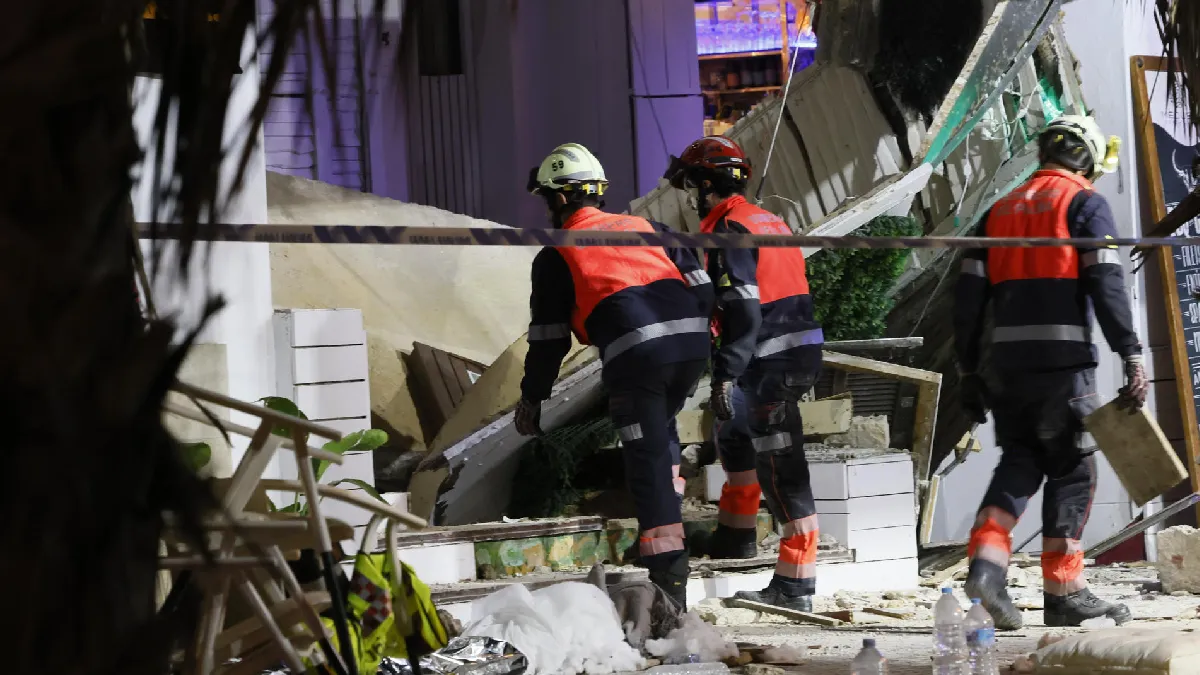 Així va ser l’actuació dels serveis d’emergències en l’esfondrament de Platja de Palma