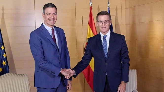 Feijóo ofereix a Sánchez facilitar la investidura del popular per a una legislatura de dos anys en què es compleixin sis pactes d’Estat