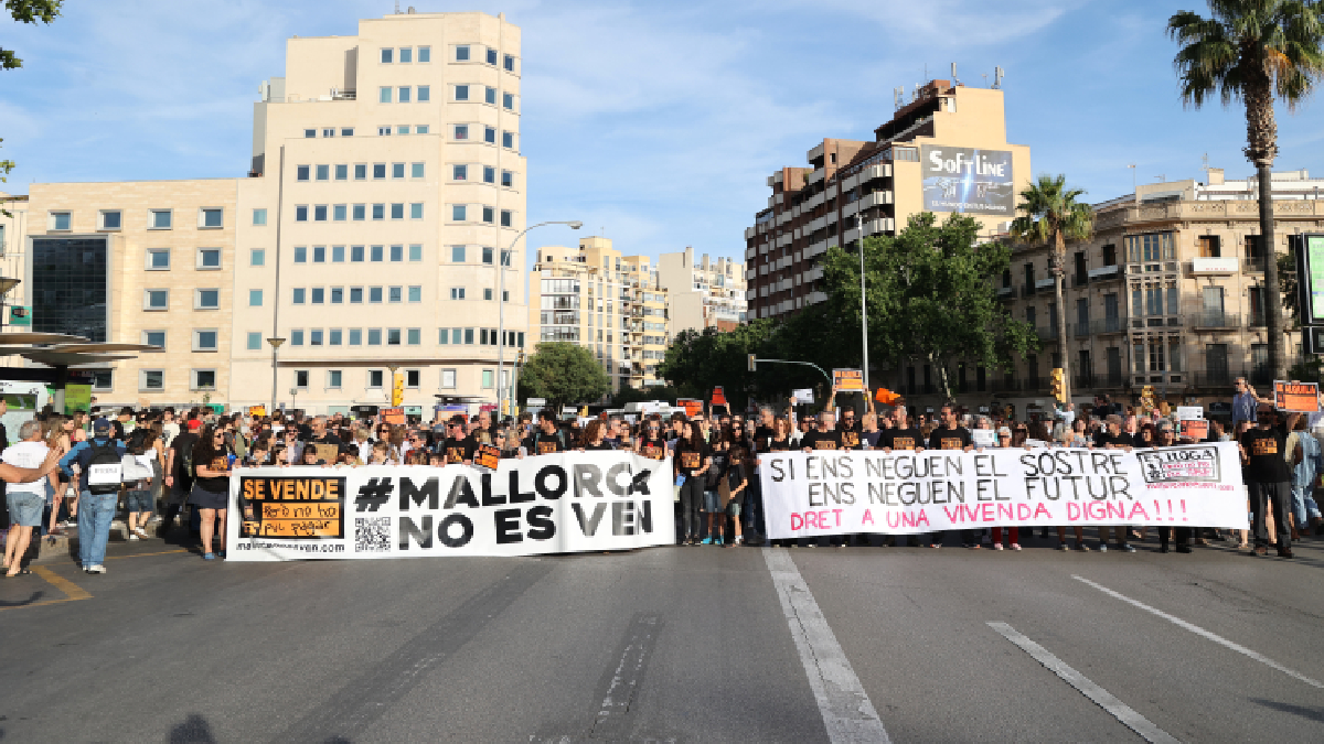Manifestacions a 40 ciutats espanyoles pel dret a l’habitatge