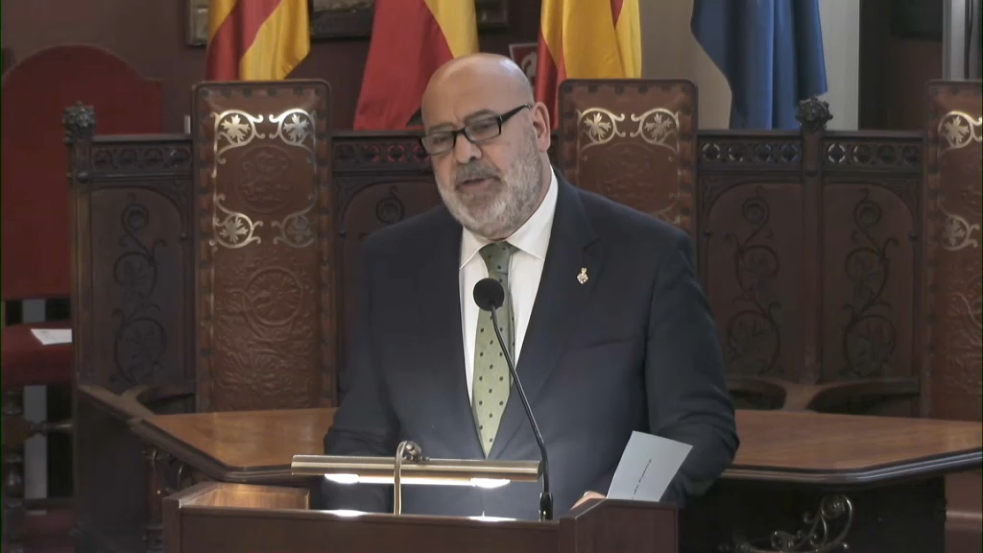Jaime Martínez arrenca el debat de l’estat de Palma manifestant la seva “denúncia ferma i sense matisos enfront de la corrupció”
