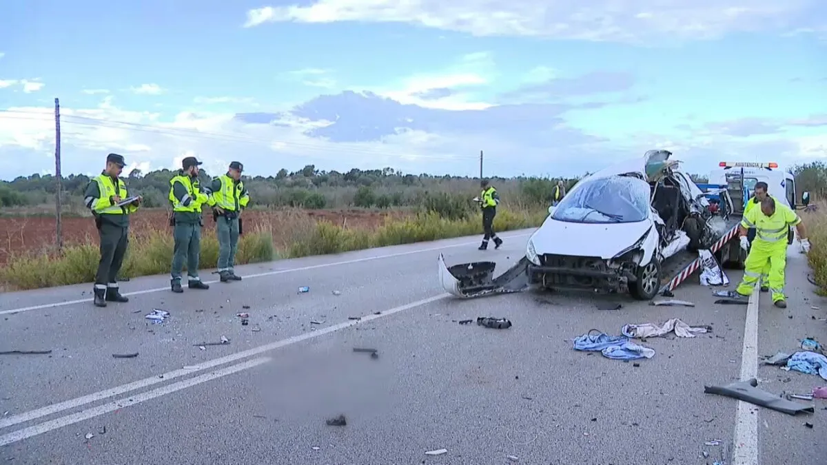 Investiguen les causes de l’accident mortal d’un jove a la carretera de s’Alqueria Blanca