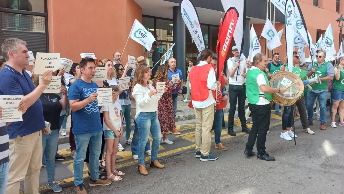 Nova jornada de vaga de 24 hores dels funcionaris de Justícia