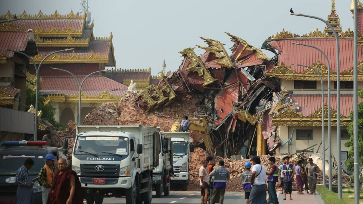 El sisme a Myanmar ja deixa 1.644 morts i més de 3.400 ferits