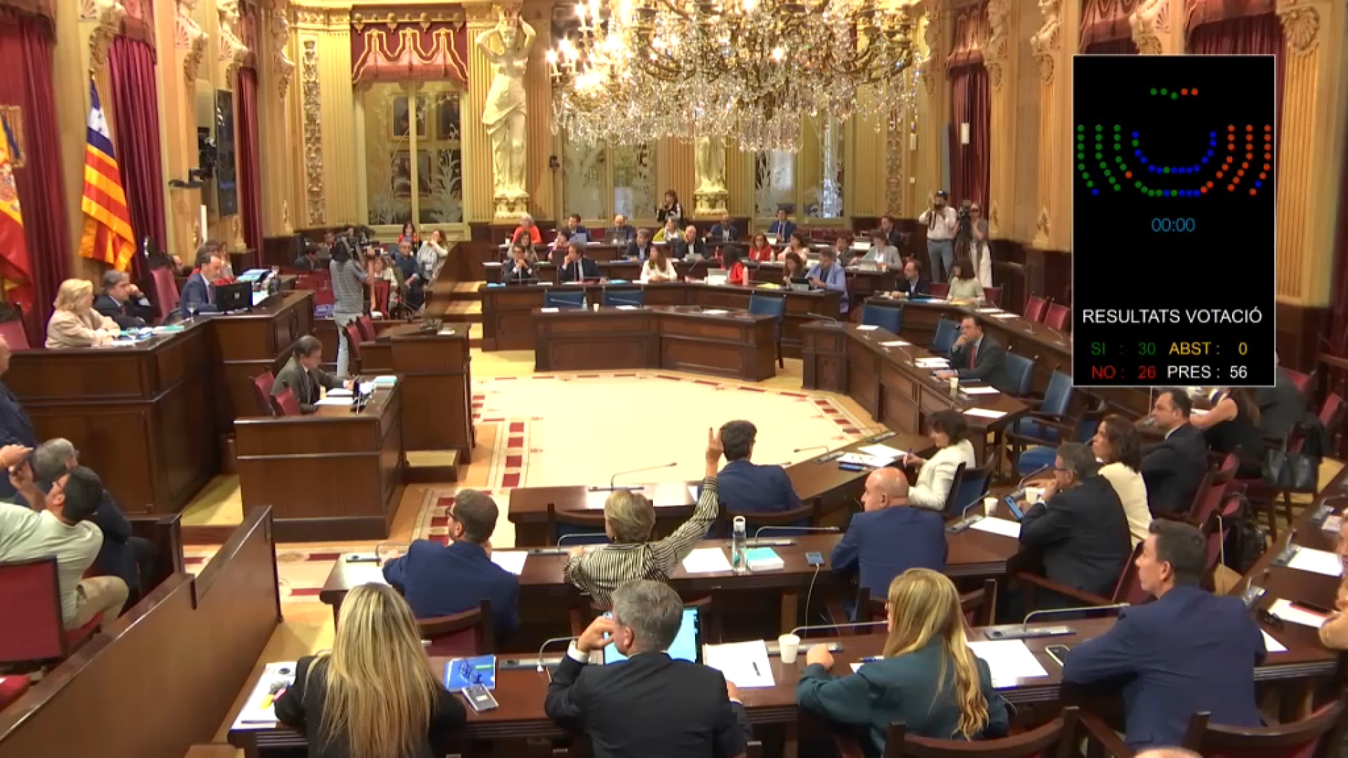 Amb el suport del PP, el Parlament de les Illes aprova tramitar la derogació de la Llei de memòria democràtica proposada per Vox