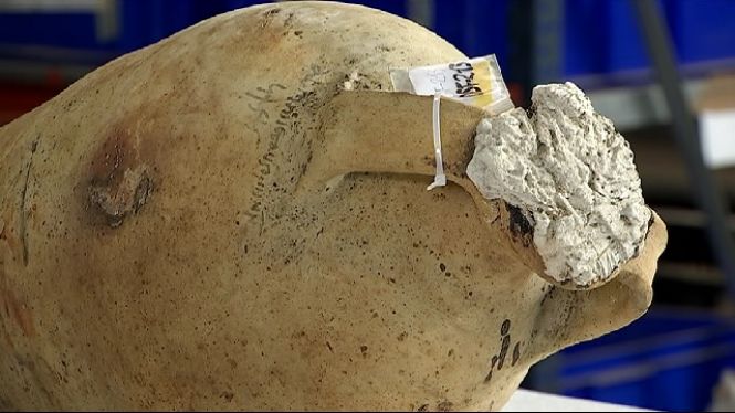 Descobreixen una nova casta d’àmfora al derelicte de ses Fontanelles