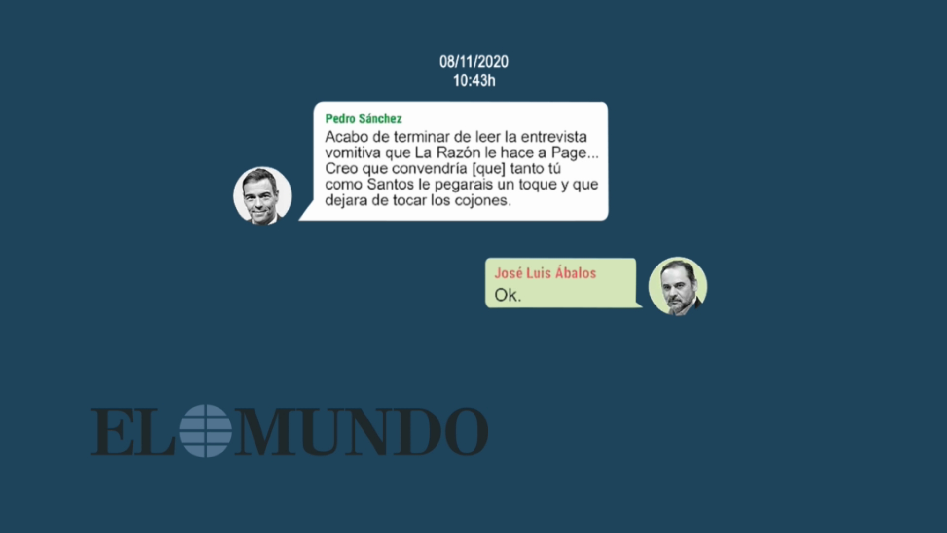 Filtrades unes presumptes converses entre Pedro Sánchez i José Luis Ábalos, en un disc dur de Koldo García
