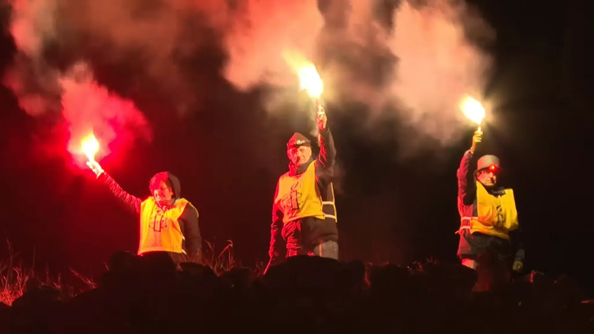 Els talaiots de Menorca s’il·luminen un any més per la defensa dels drets humans
