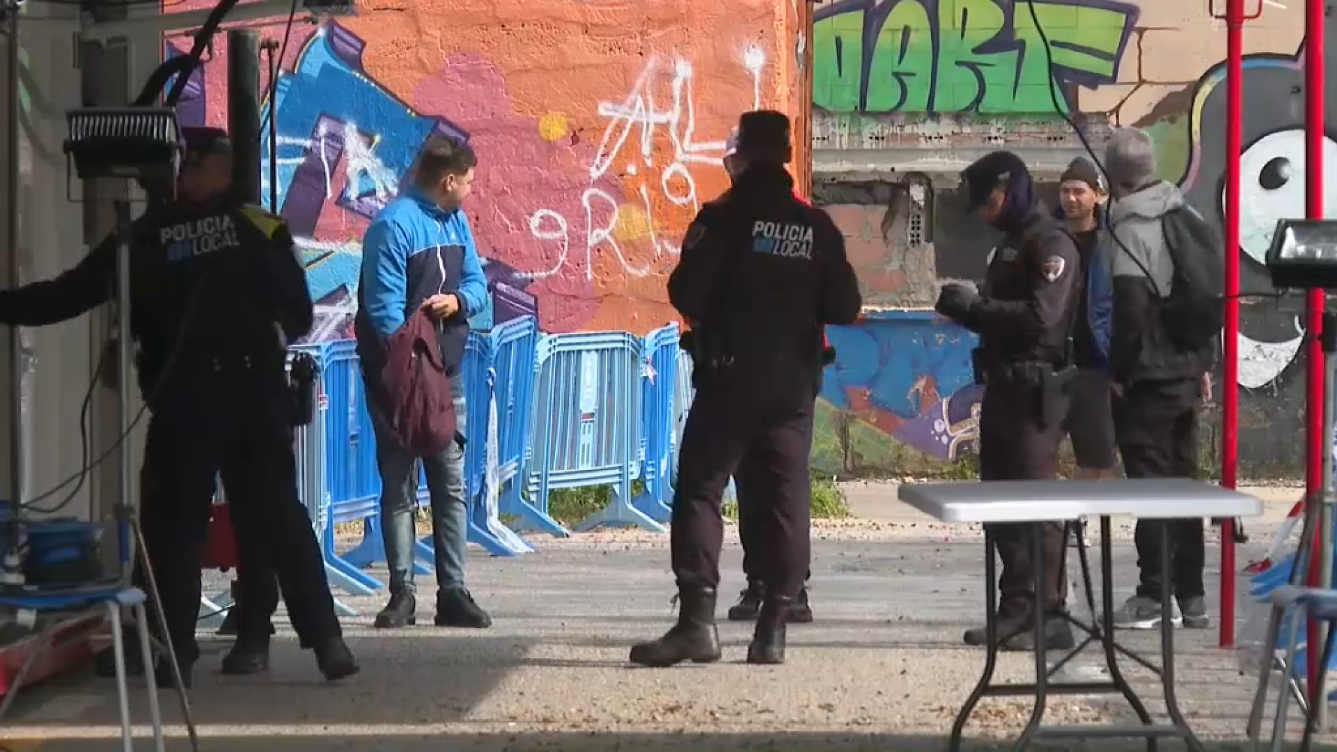Apuntalen part de l’antiga presó de Palma per un suposat perill d’esfondrament