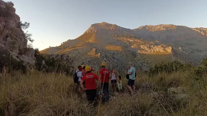 Rescaten 7 turistes alemanys, entre els quals una nina de 6 anys, perduts i deshidratats a la zona del torrent de Pareis