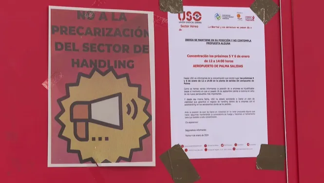 Iberia xifra en un 17% el seguiment de la vaga dels treballadors de handling