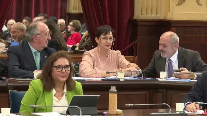 La diputada díscola de Vox María José Verdú s’enfronta a Le Senne, i el president la crida a l’ordre
