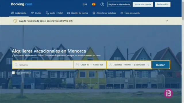 Menorca pot accedir des d’avui a Booking per identificar lloguers turístics il·legals