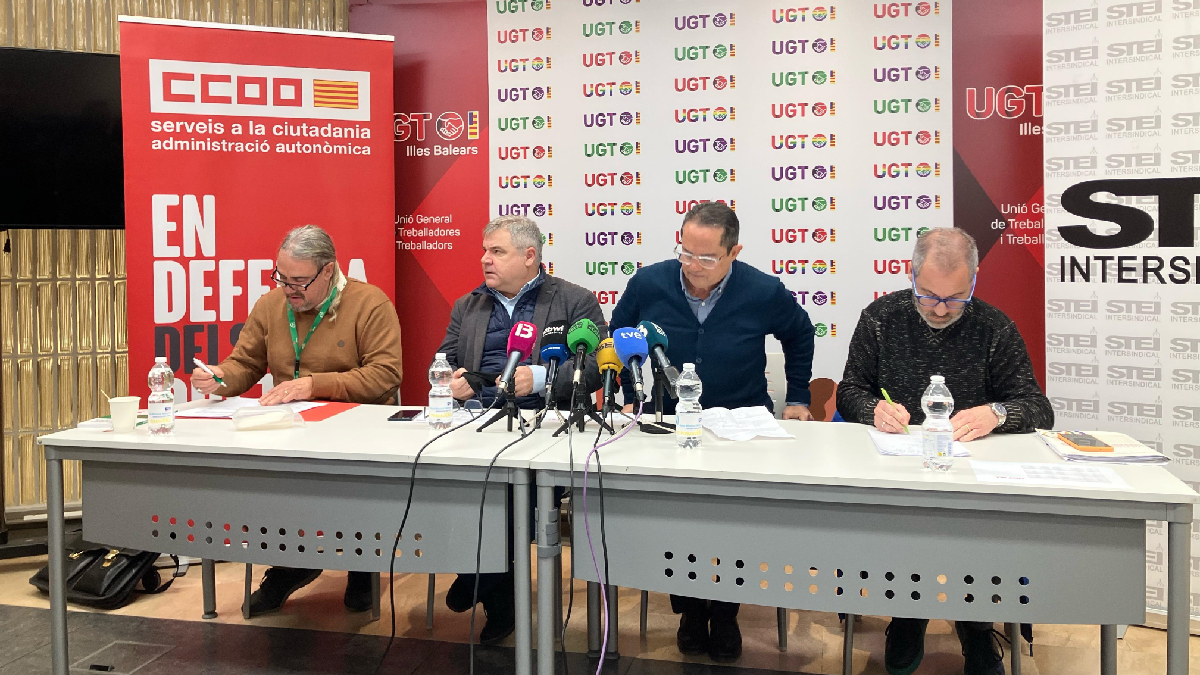 Els sindicats es mobilitzen perquè els funcionaris cobrin el mateix plus d’insularitat