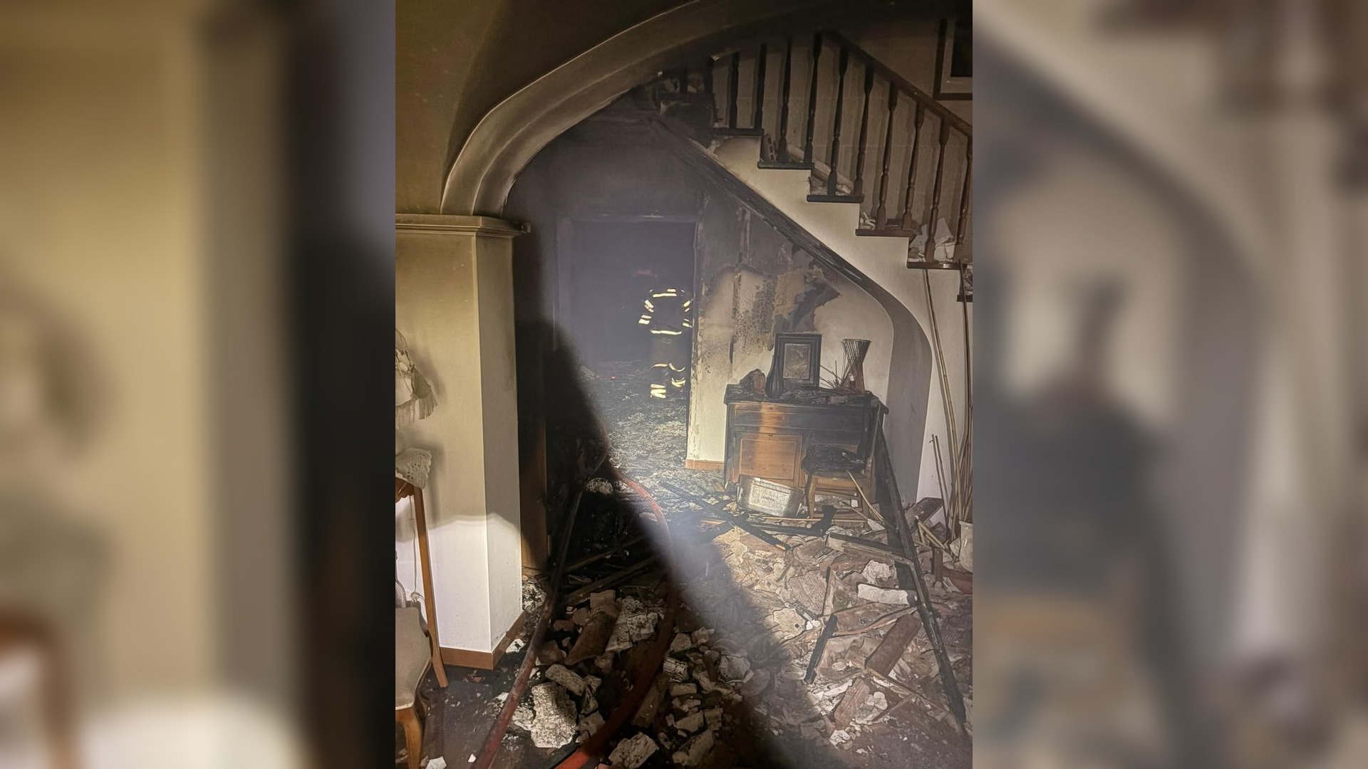 Ferida greu una dona per una explosió de gas en una casa des Migjorn Gran