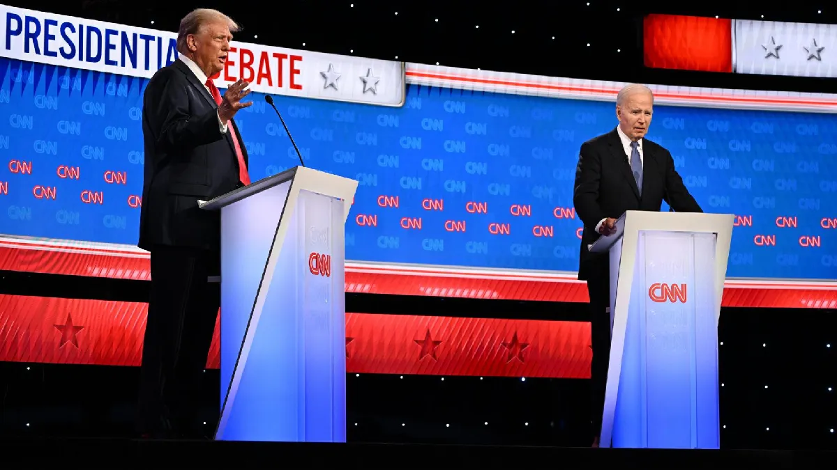 Cara a cara entre Biden i Trump