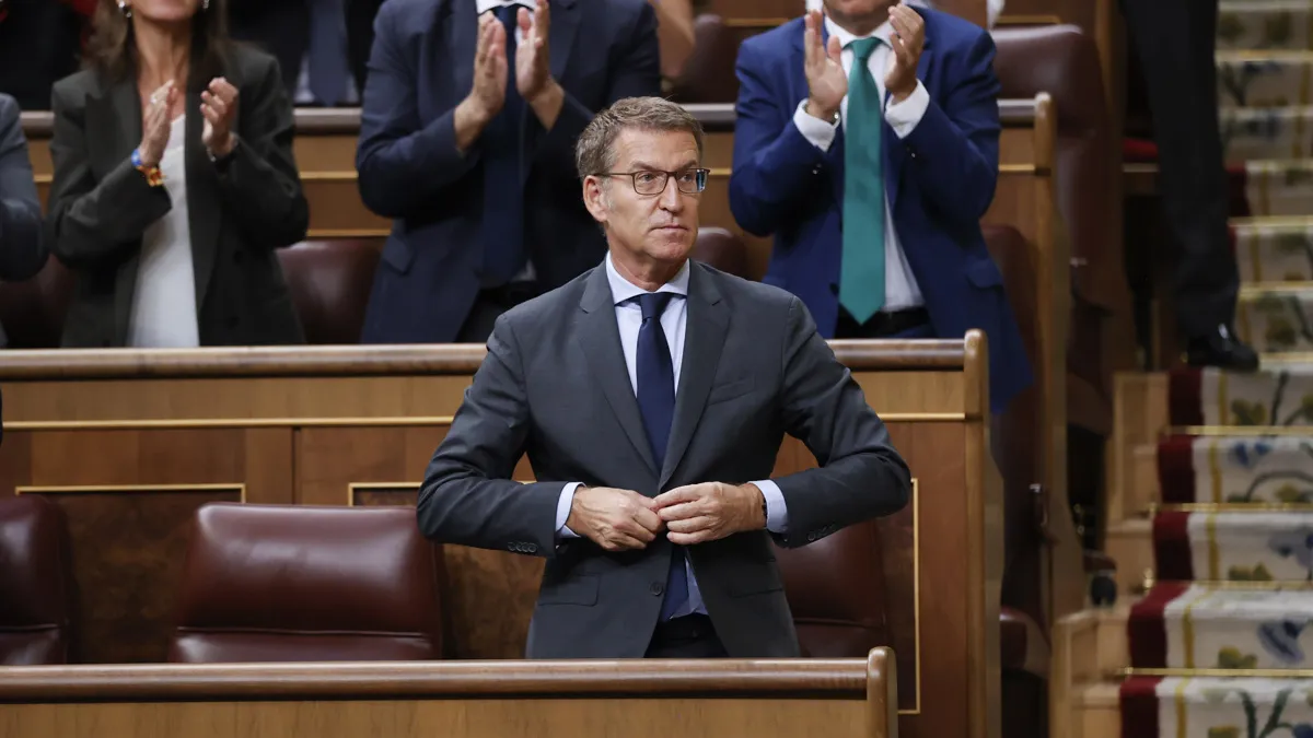 Feijóo no obté la confiança del Congrés en la seva investidura: 172 sís enfront dels 178 nos