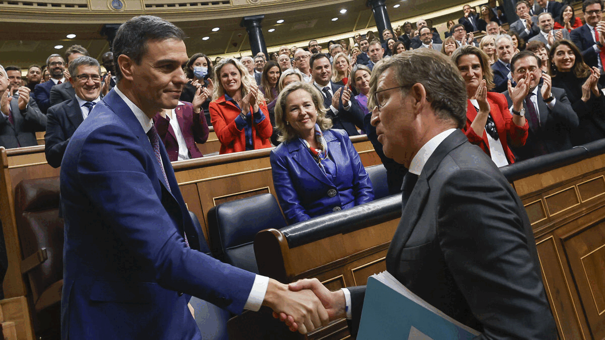 Pedro Sánchez és reelegit president del Govern d’Espanya per majoria absoluta amb 179 vots a favor i 171 en contra