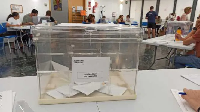 La participació a les 14.00 hores se situa en el 22,80% a les Balears, 6,45 punts menys respecte a 2019