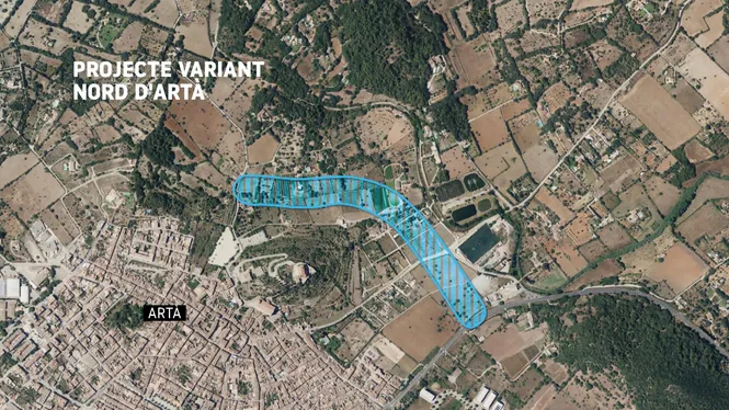 El Consell de Mallorca aprova inicialment el projecte de la Variant d’Artà
