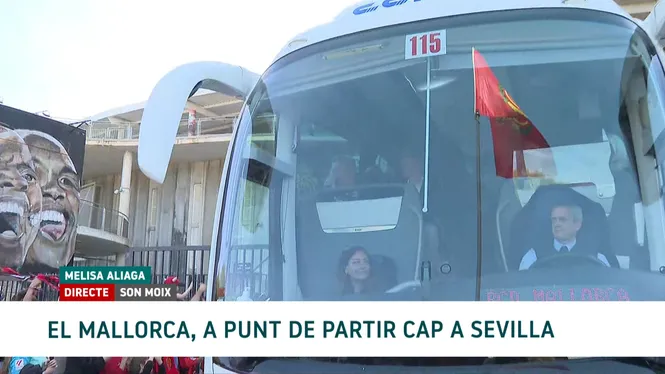 El Mallorca surt de Son Moix per volar cap a Sevilla