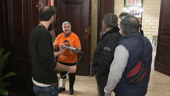 Els usuaris de caravanes mostren el seu malestar al ple de l’Ajuntament de Palma
