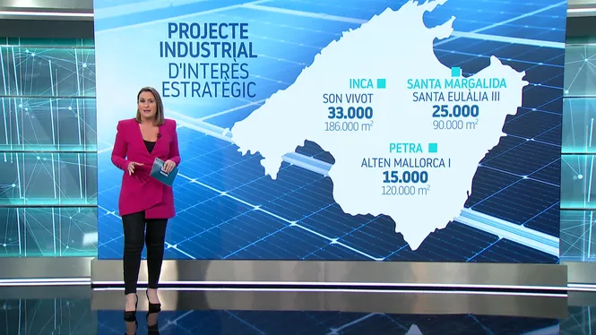 Tres parcs fotovoltaics que sumaran 73.000 plaques solars