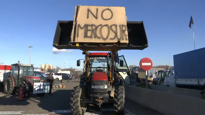 Talls de carreteres contra Mercosur a la Península