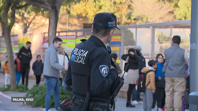 Palma incrementa el control policial entre l’antiga presó i el CEIP Cas Capiscol