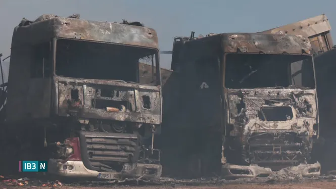 Controlat l’incendi a Mercapalma que ha obligat a desallotjar preventivament el poblat de Son Banya